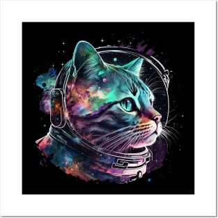 space cat Posters and Art